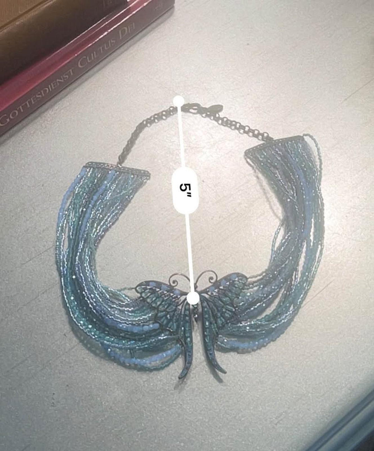 Satellite Paris Butterfly Bib Necklace