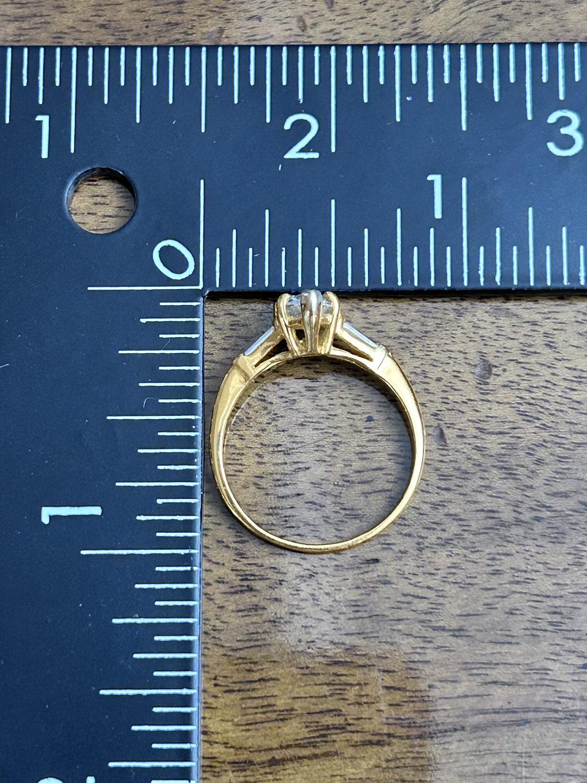 Vintage Pear-Shaped Natural Diamond Engagement Ring, Est. 1.14 CTW, Size 7.5, Full Appraisal