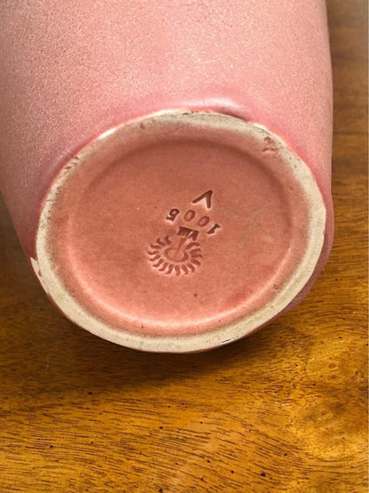 Antique 1907 Rookwood Pottery Matte Vellum Drip Glaze Vase Shape 1005