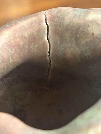 Antique 1907 Rookwood Pottery Matte Vellum Drip Glaze Vase Shape 1005
