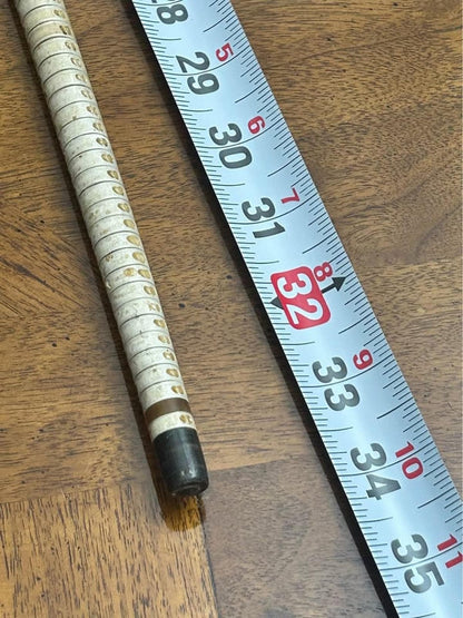 Antique 19th Century Maritime Shark Vertebrae Walking Cane with Horn Handle