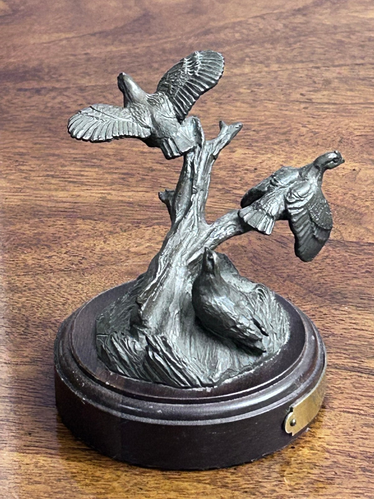 C. Burleson Nestled In Bird Bronze Sculpture, Signed Edition 8/25