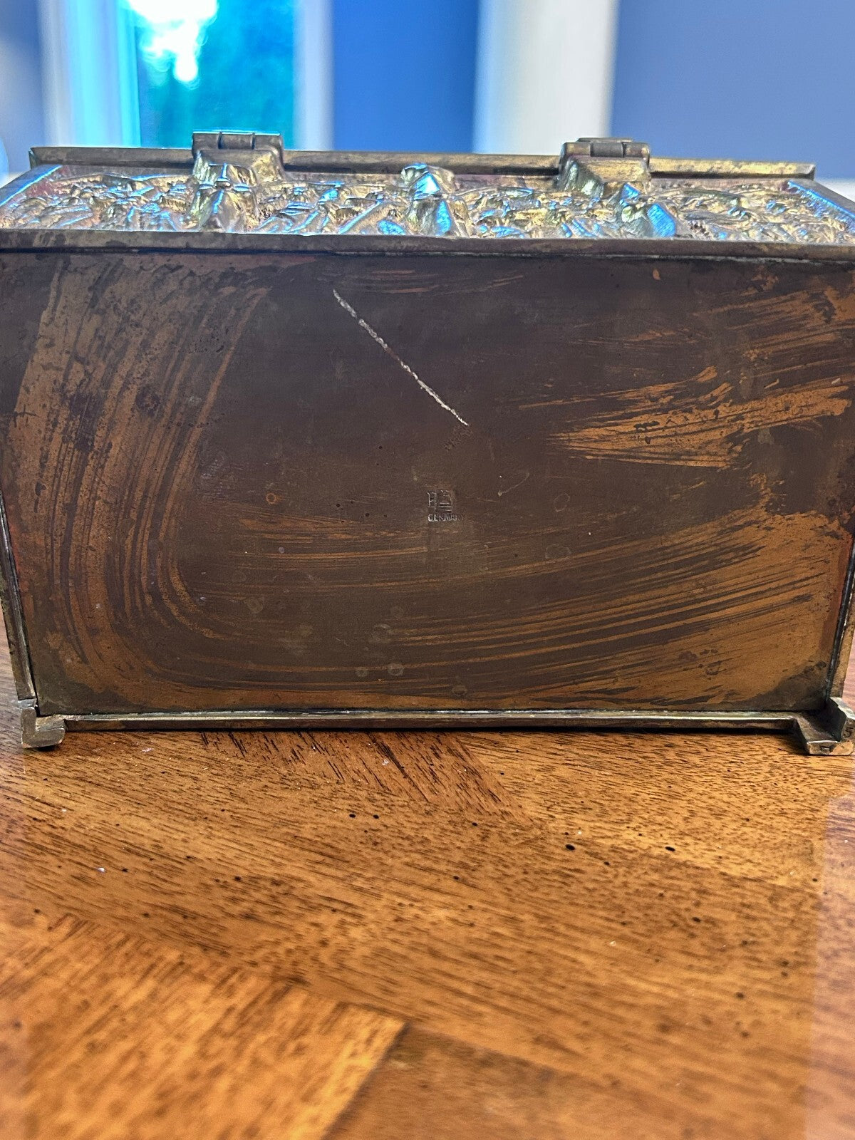 Antique Erhard & Söhne Gothic Revival Casket Box, Germany