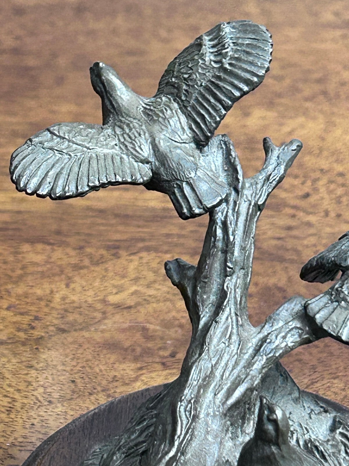 C. Burleson Nestled In Bird Bronze Sculpture, Signed Edition 8/25