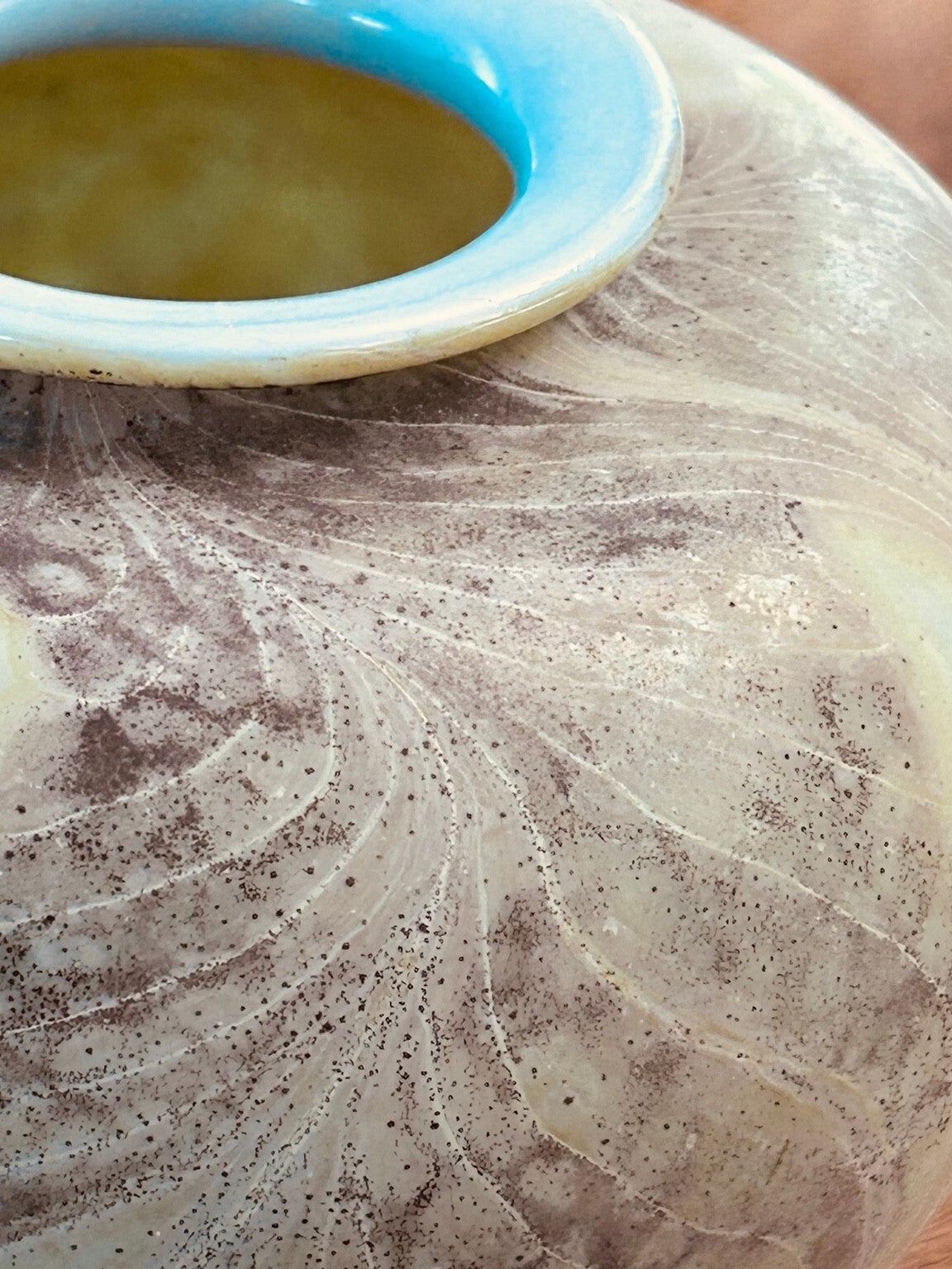 Randy Strong Iridescent Art Glass Vase, 1974