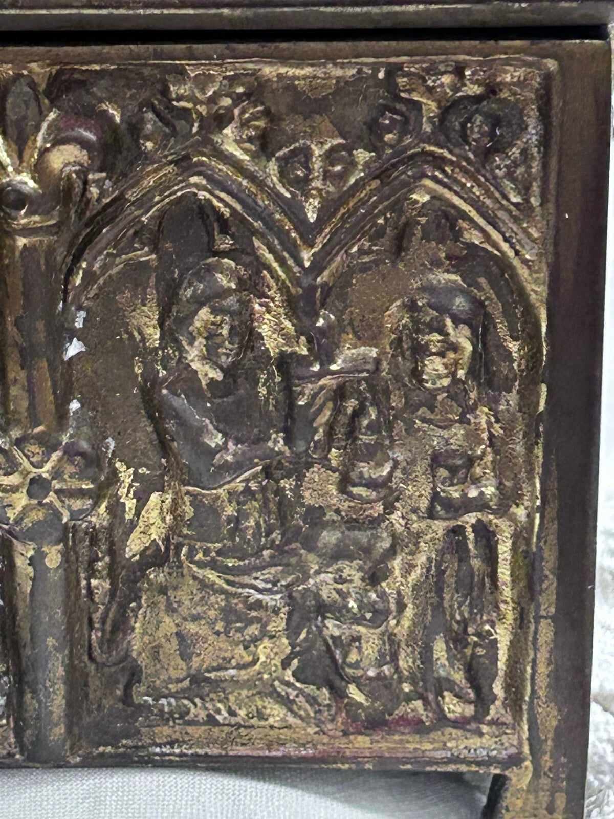 Antique Erhard & Söhne Gothic Revival Casket Box, Germany