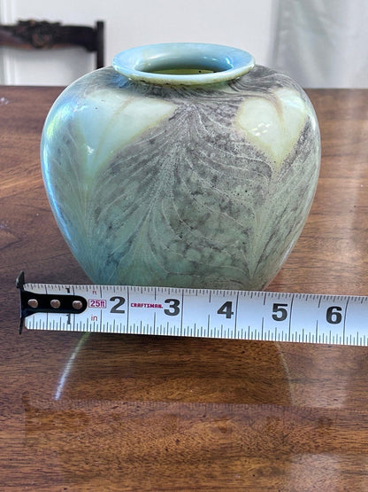 Randy Strong Iridescent Art Glass Vase, 1974