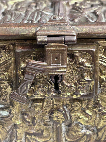 Antique Erhard & Söhne Gothic Revival Casket Box, Germany