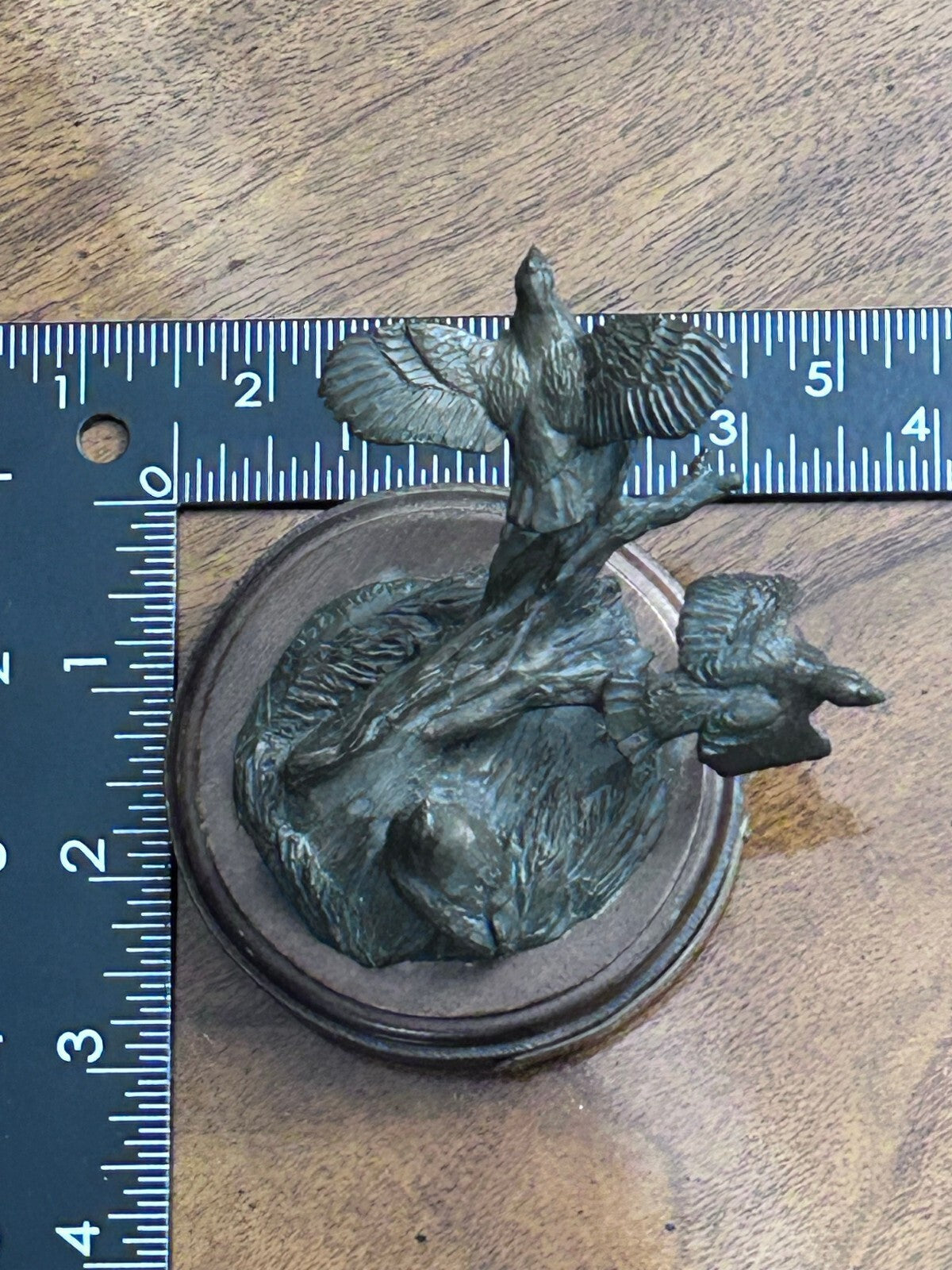 C. Burleson Nestled In Bird Bronze Sculpture, Signed Edition 8/25