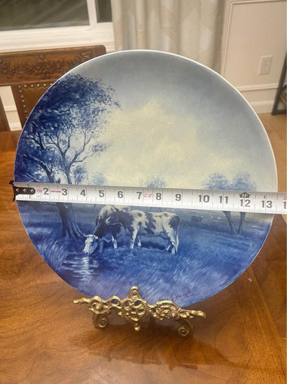 Antique Royal Delft De Porceleyne Fles Charger After Jan Vrolijk