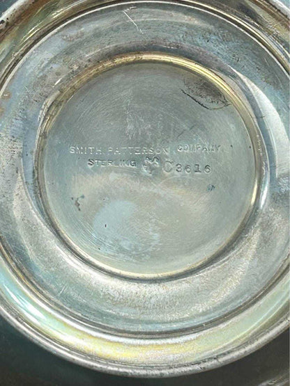 Antique 1913 Smith Patterson Sterling Silver Brae Burn Golf Trophy Basket