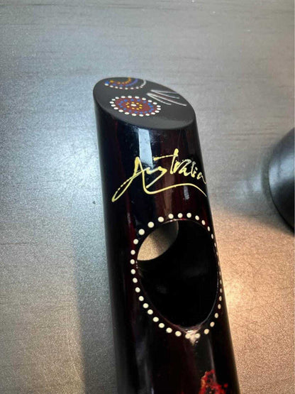 Australian Hand-Painted "Gravity" Wine Bottle Holder - Kangaroo Motif