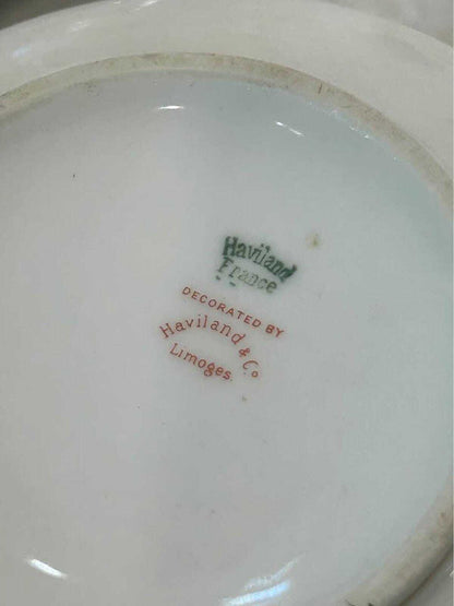 Antique Haviland & Co. Limoges Porcelain 3-Piece Serving Set