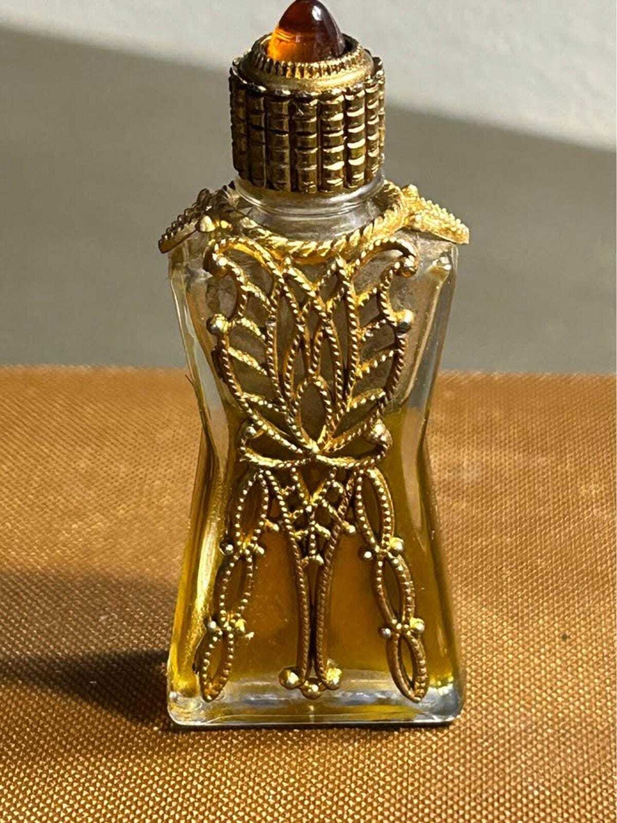 Roger & Gallet Fleurs d’Amour Antique 1920s Perfume Bottle with Original Contents