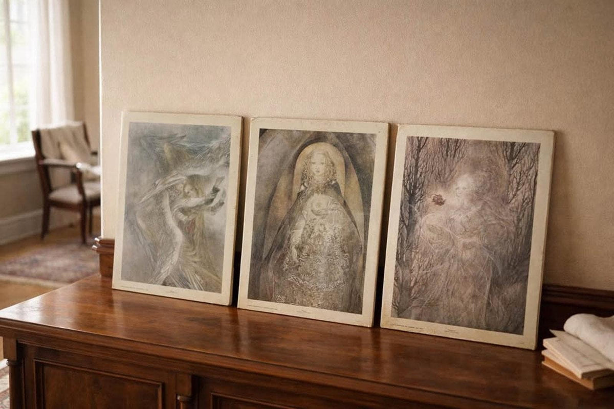 1970s Sulamith Wülfing Print Set | Former Seattle Library Collection | Ready to Fram