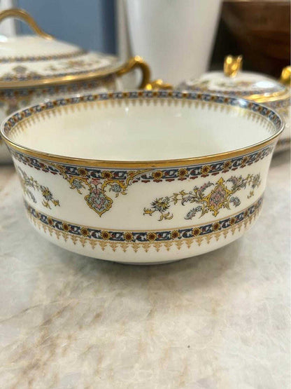 Antique Haviland & Co. Limoges Porcelain 3-Piece Serving Set