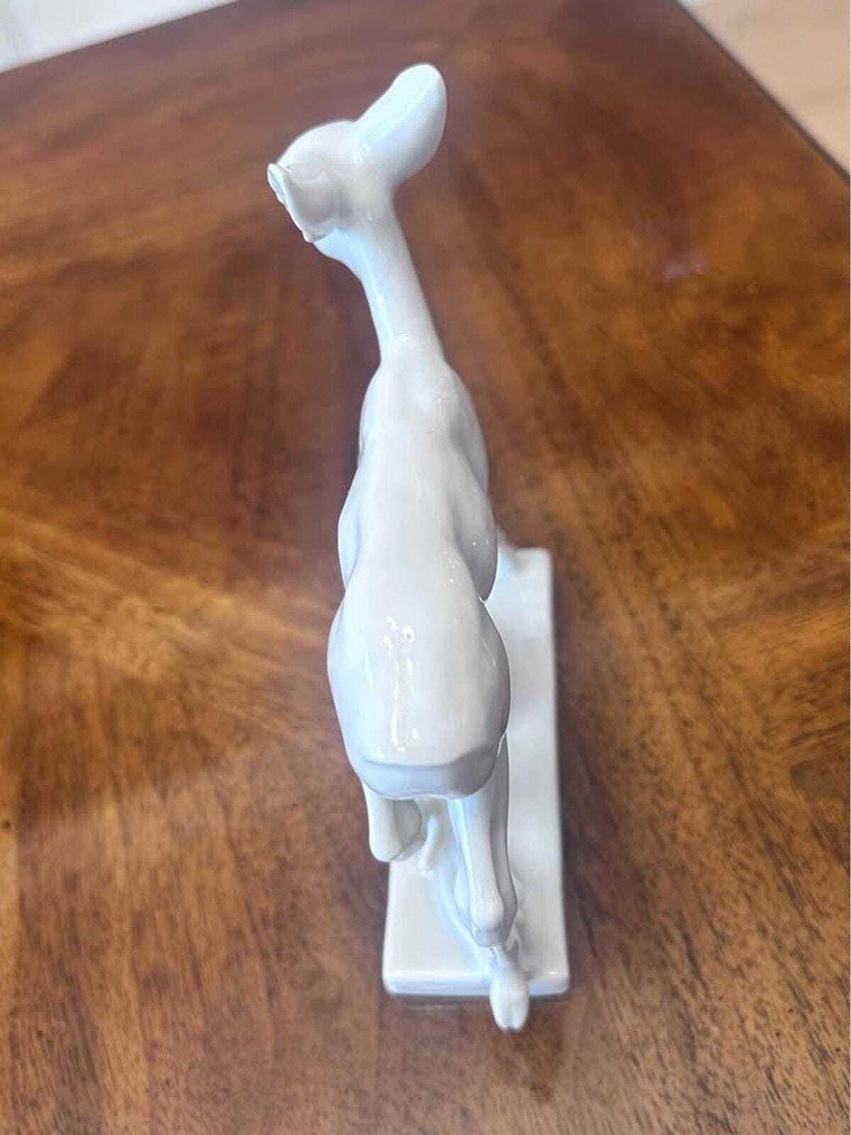 Vintage Meissen White Porcelain Roe Deer Fawn Figurine A 1253 by Willi Münch-Khe