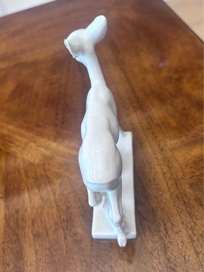 Vintage Meissen White Porcelain Roe Deer Fawn Figurine A 1253 by Willi Münch-Khe