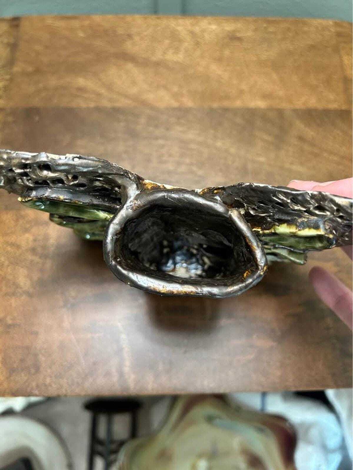 Studio Pottery Butterfly Wall Pocket