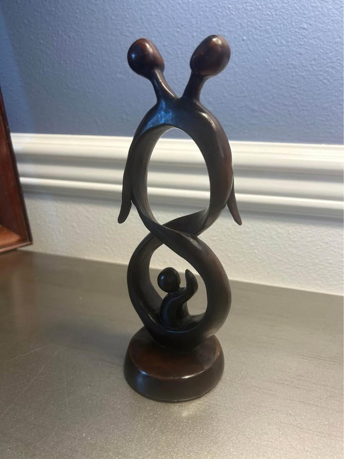 Hoselton Studios Family Figurine - Stylized Parents and Child