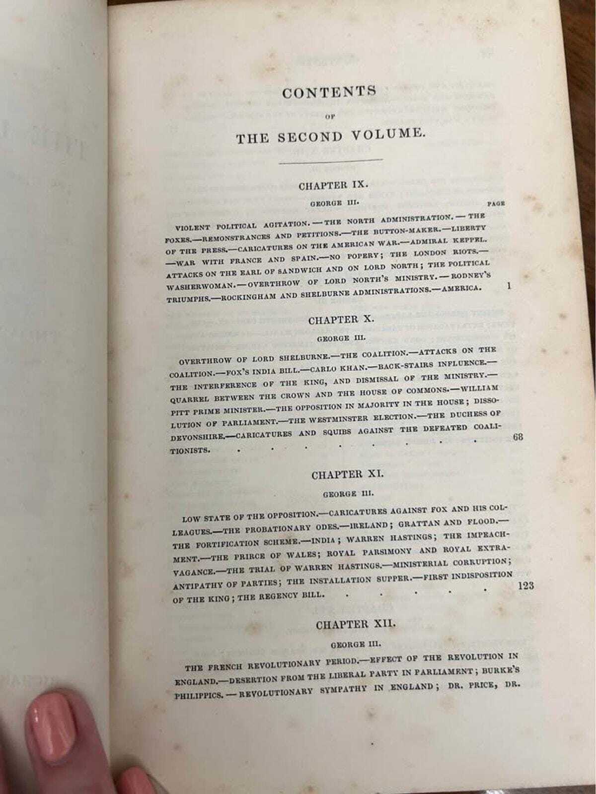 Antique 1848 2nd Edition England Under the House of Hanover, Thomas Wright 2 Vol Book Set