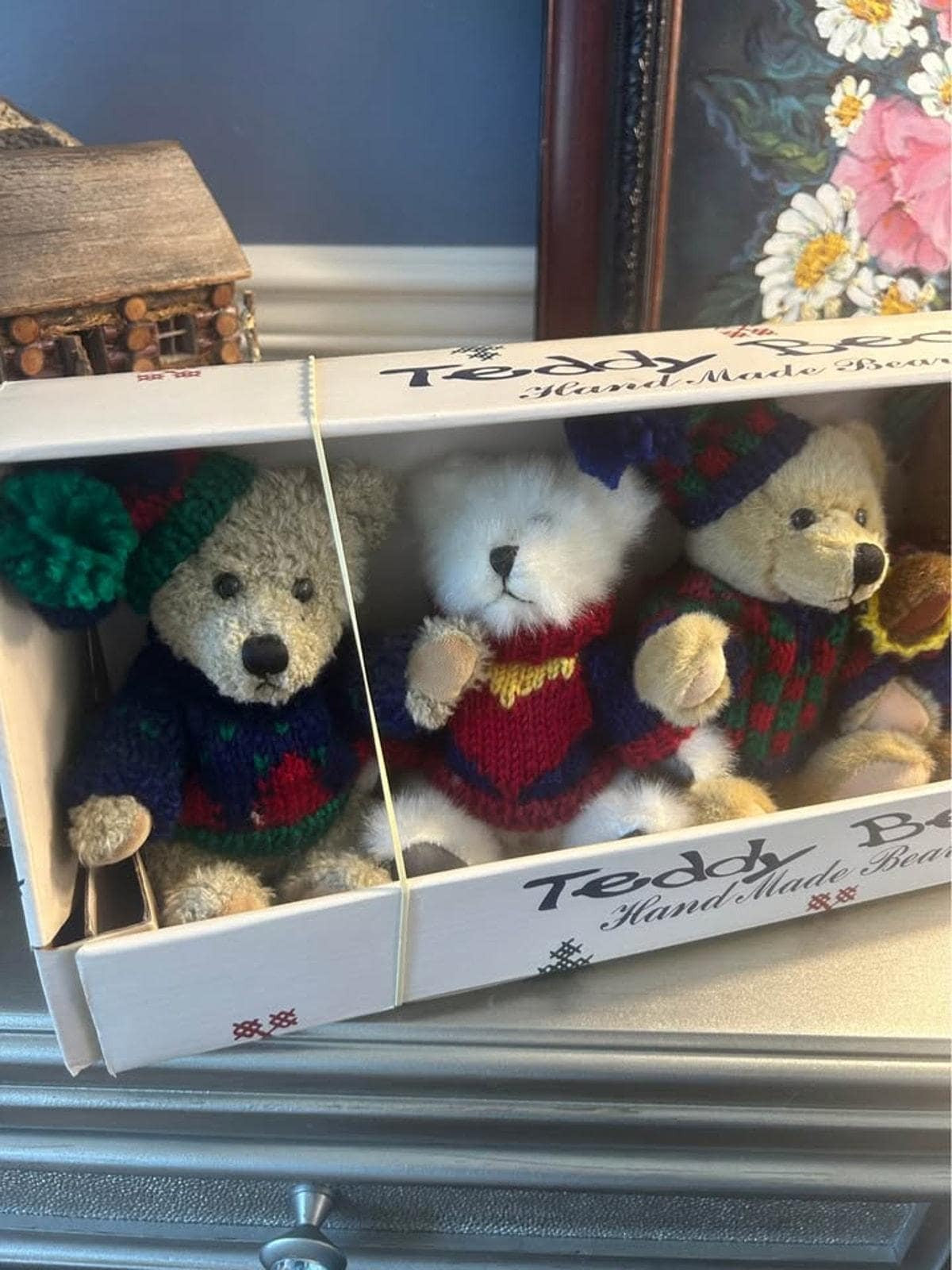 Hugfun Int'l Teddy Bear Collection Hand-Knitted Sweaters Set of 7