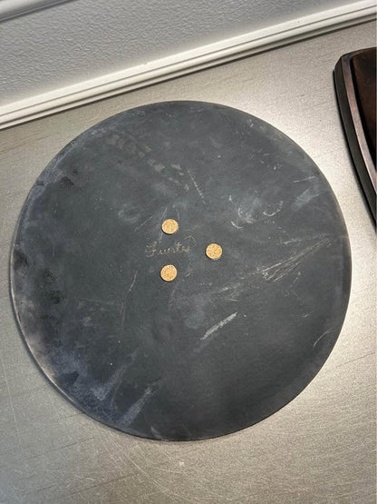 Fuentes Signed Studio Pottery Raku "Koi Balance" Platter