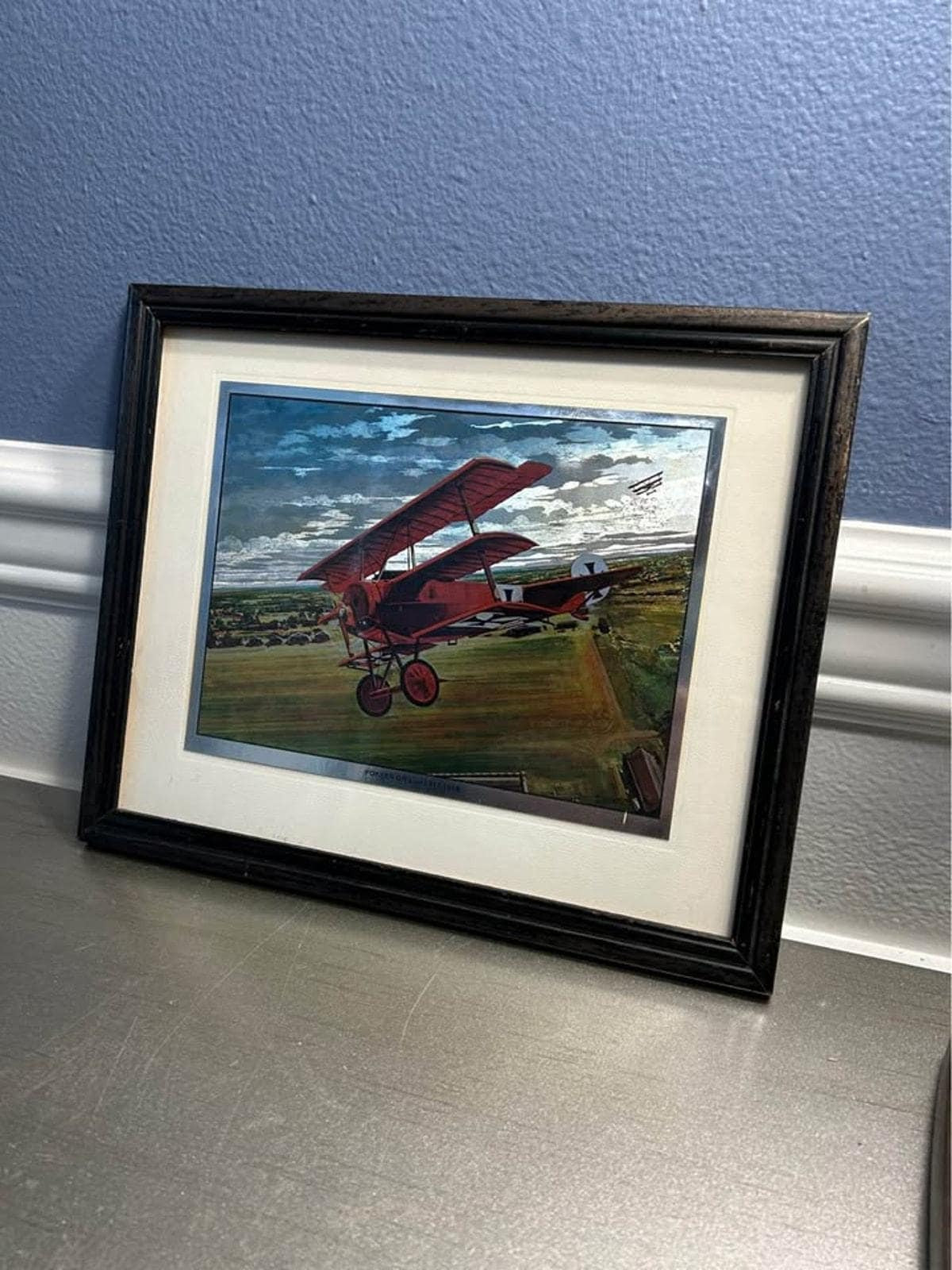 Jim Deneen Fokker DR-1 Red Baron WWI Color-Etch Print Wings of Glory