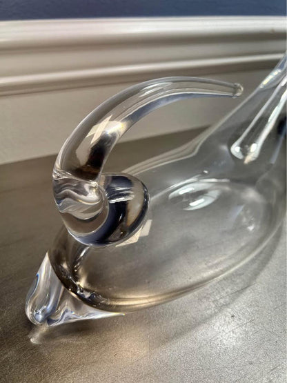 Riedel Signed Crystal Duck Decanter - Hand-Blown Austrian Wine Carafe