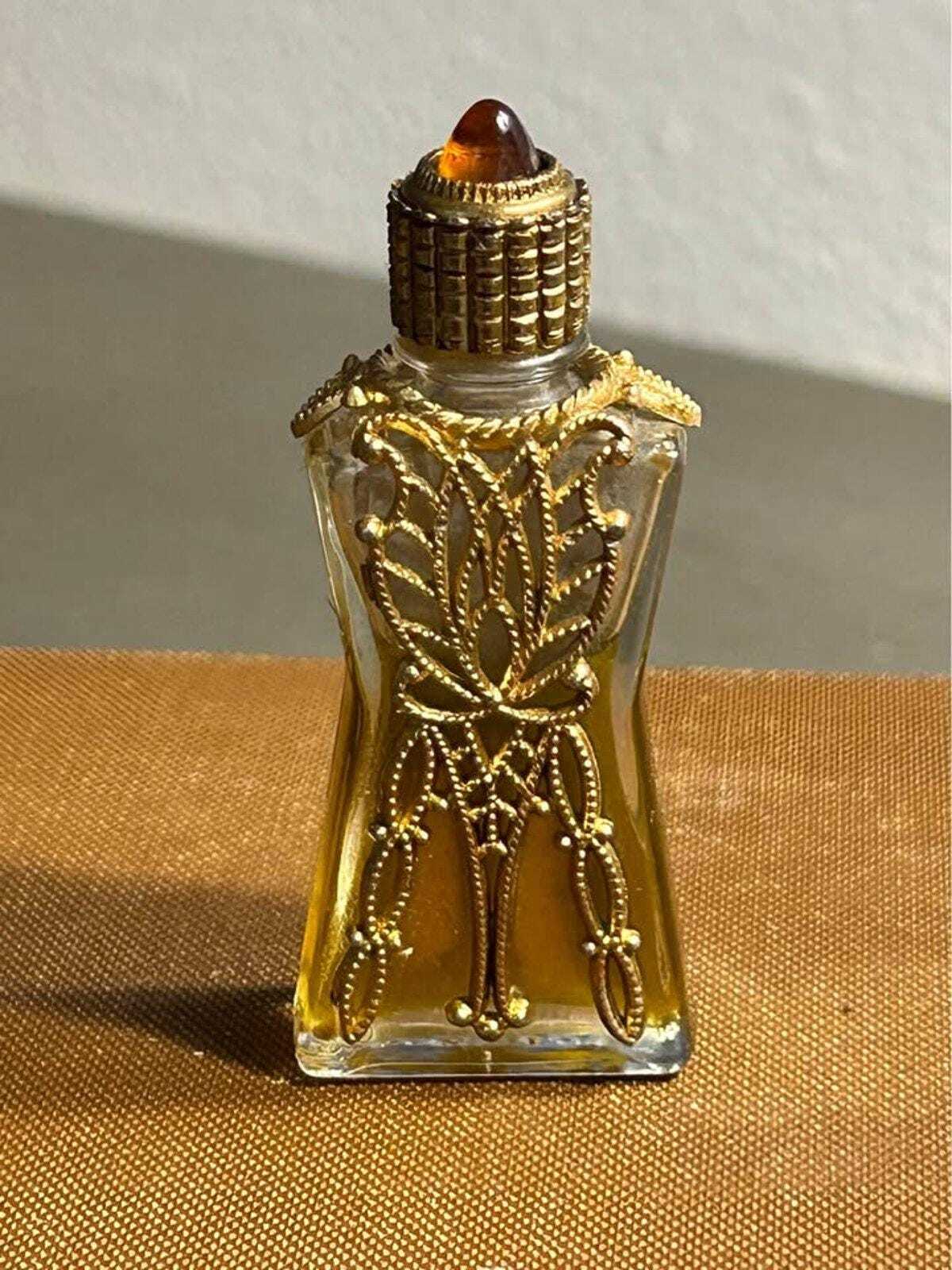 Roger & Gallet Fleurs d’Amour Antique 1920s Perfume Bottle with Original Contents