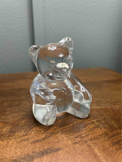 Vintage Jonal Crystal Teddy Bear Figurine – 24% Lead Crystal, West Germany
