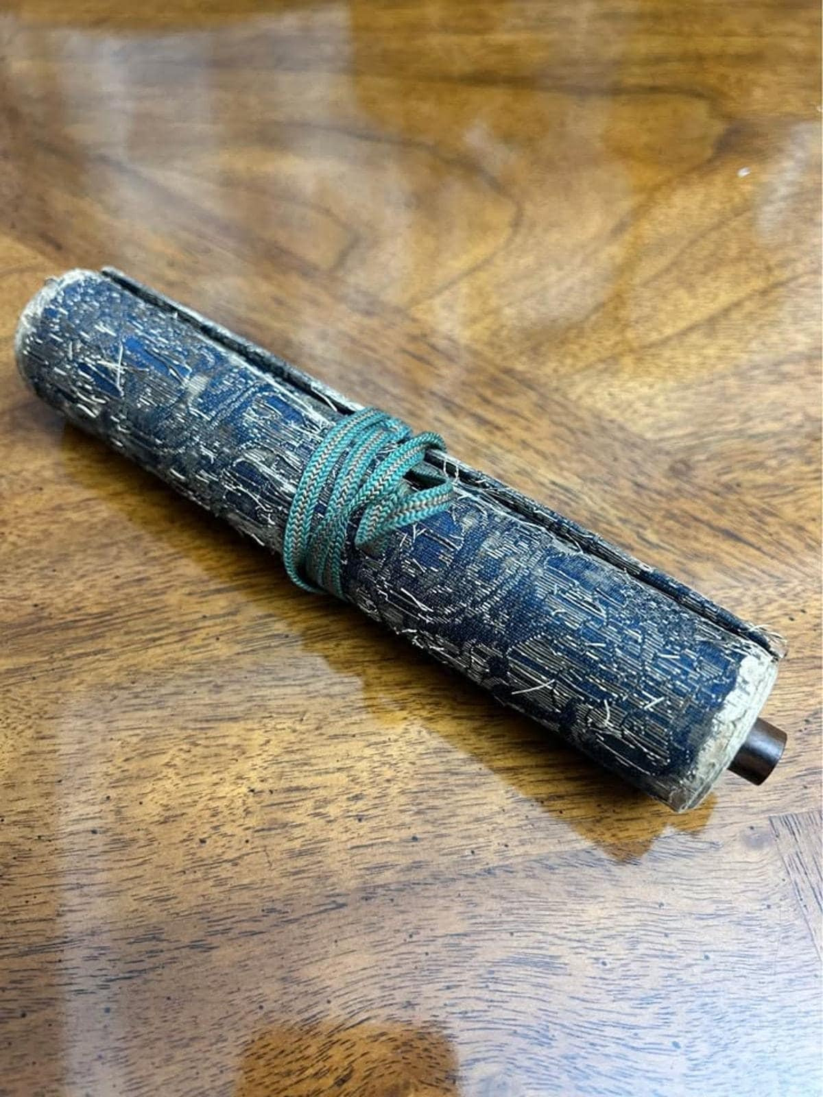 Antique Edo Period Japanese Makimono Scroll Sakai Clan Samurai Roster