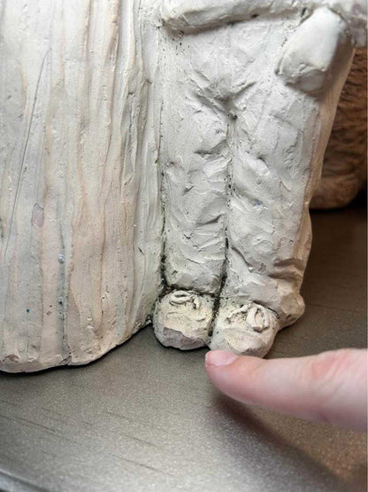 Brighteyes Dee Crowley “Children with Bouquet” Ceramic Sculpture