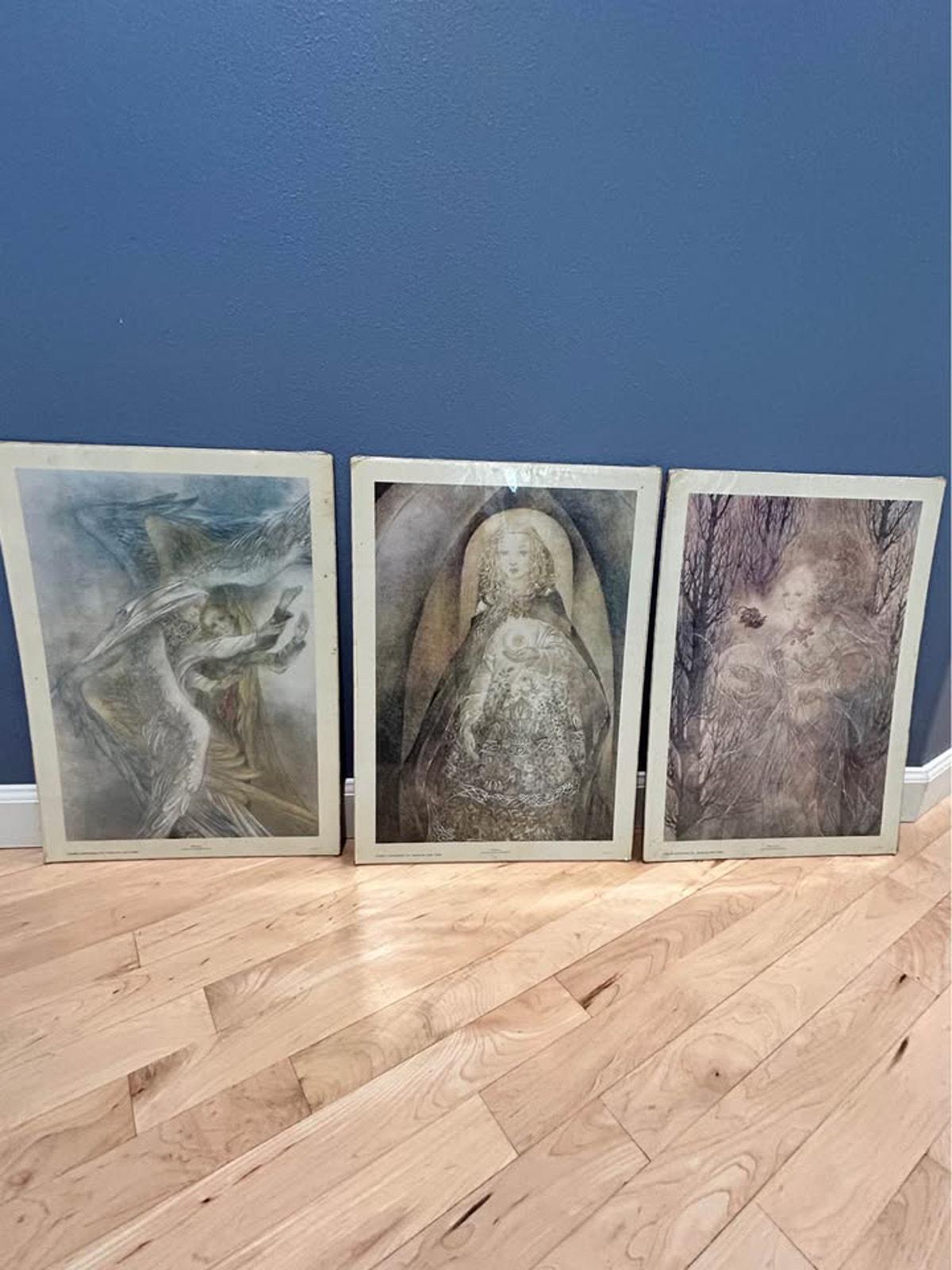1970s Sulamith Wülfing Print Set | Former Seattle Library Collection | Ready to Fram