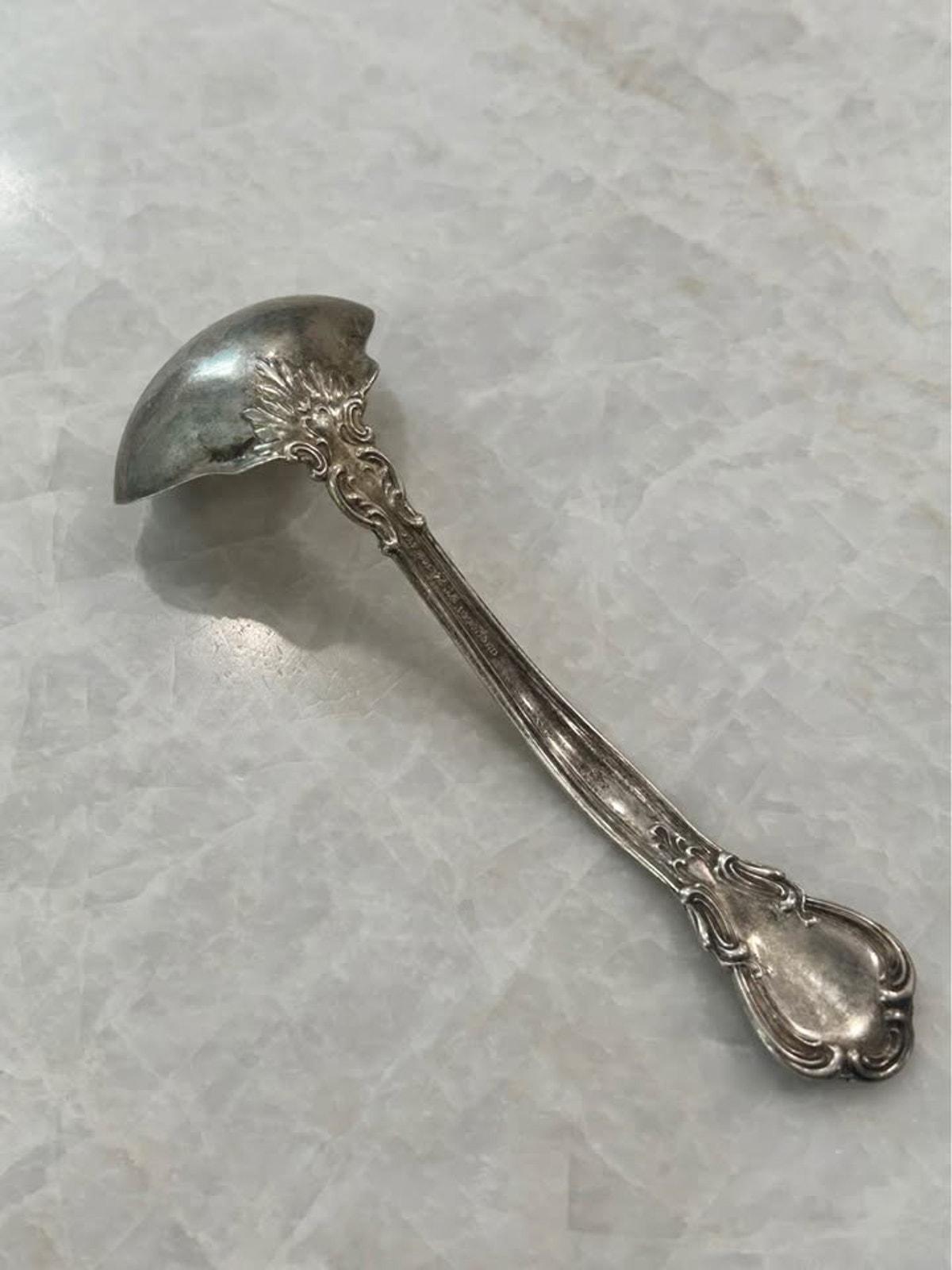 Antique Gorham Sterling Silver Chantilly Cream Ladle Pat 1895