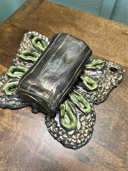 Studio Pottery Butterfly Wall Pocket