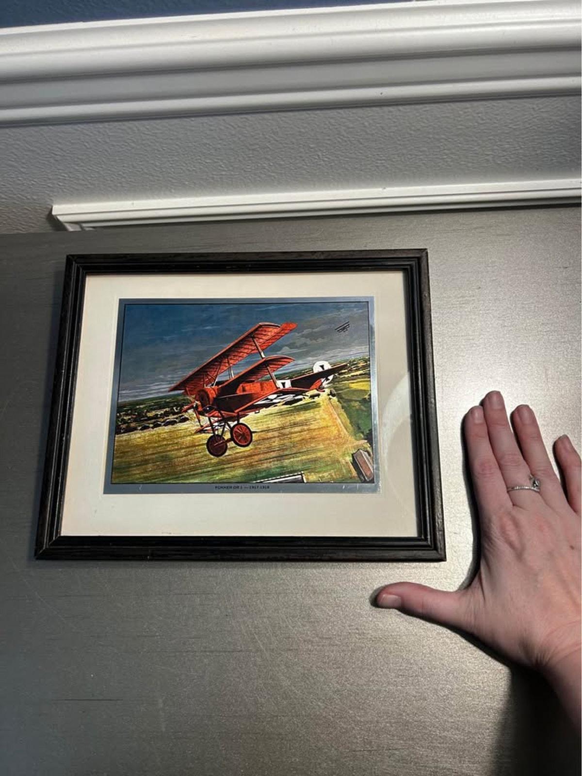 Jim Deneen Fokker DR-1 Red Baron WWI Color-Etch Print Wings of Glory