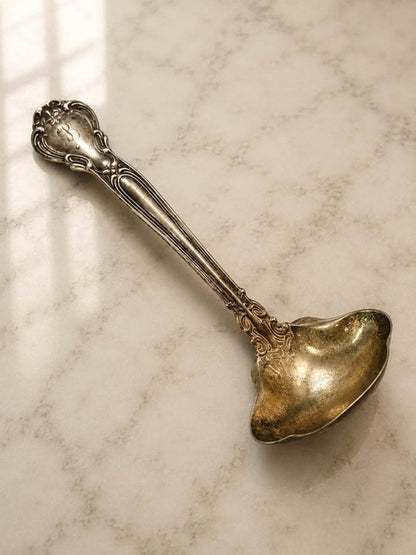 Antique Gorham Sterling Silver Chantilly Cream Ladle Pat 1895