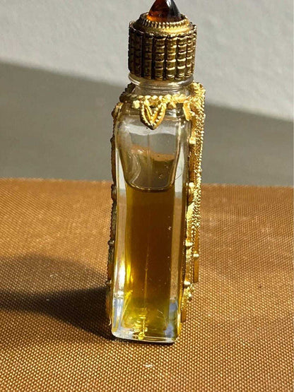 Roger & Gallet Fleurs d’Amour Antique 1920s Perfume Bottle with Original Contents