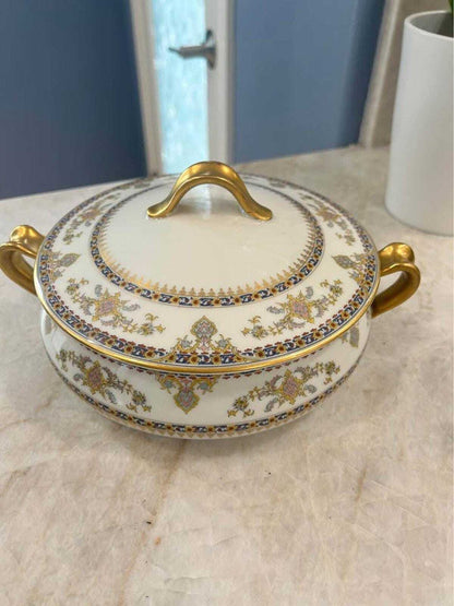 Antique Haviland & Co. Limoges Porcelain 3-Piece Serving Set