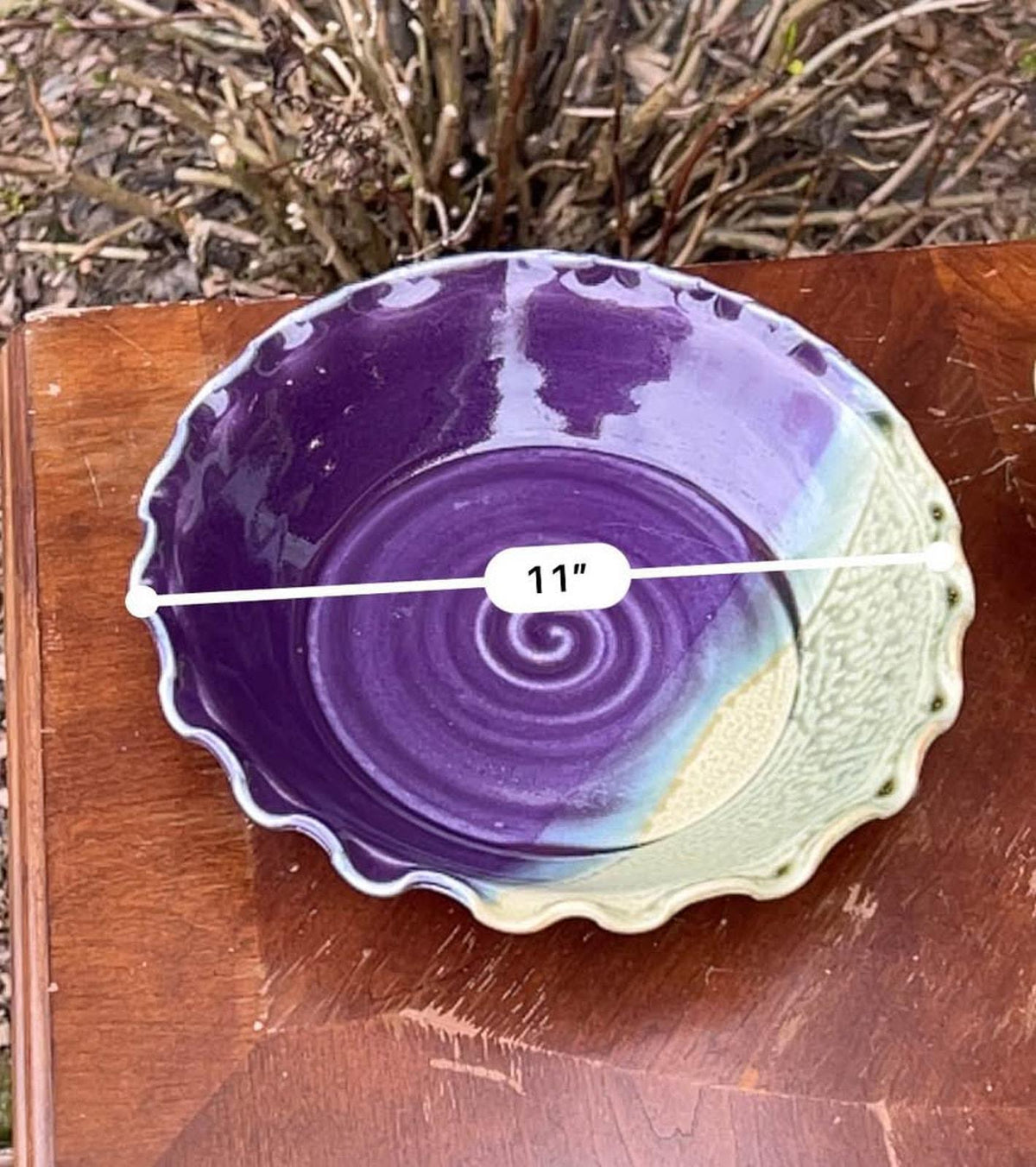 Tom Hudak Studio Pottery 10-Piece Service Set - Amethyst & Lichen Glaze