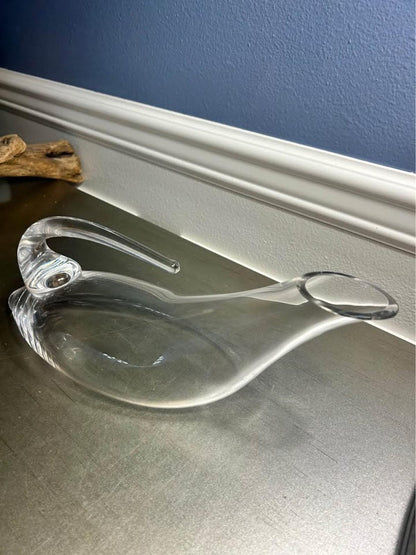 Riedel Signed Crystal Duck Decanter - Hand-Blown Austrian Wine Carafe