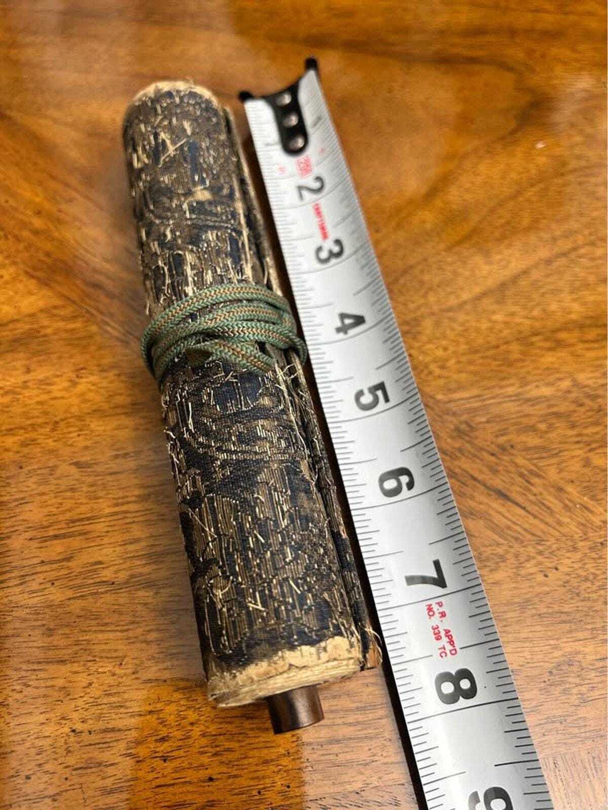 Antique Edo Period Japanese Makimono Scroll Sakai Clan Samurai Roster