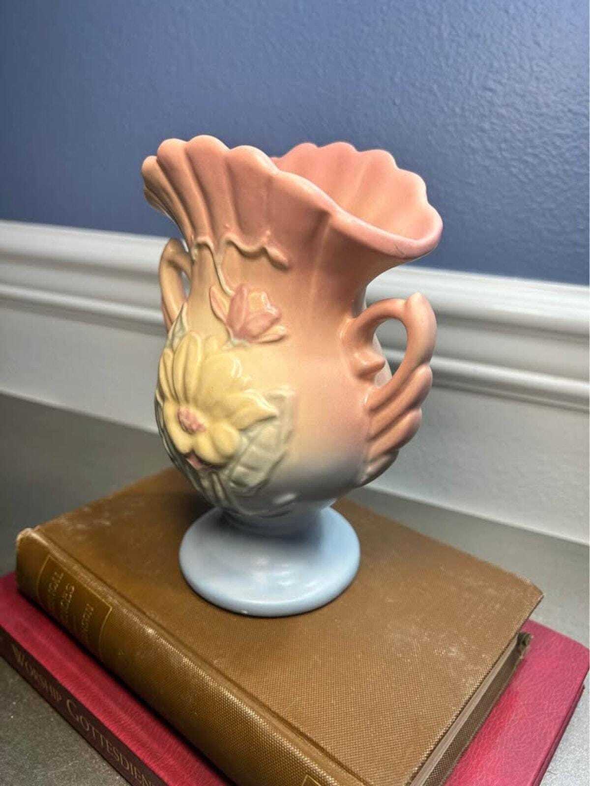 Hull Pottery Magnolia Matte Vase 12-5.25