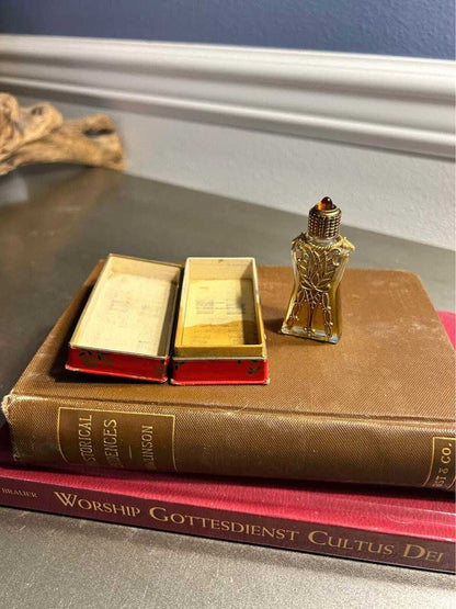 Roger & Gallet Fleurs d’Amour Antique 1920s Perfume Bottle with Original Contents