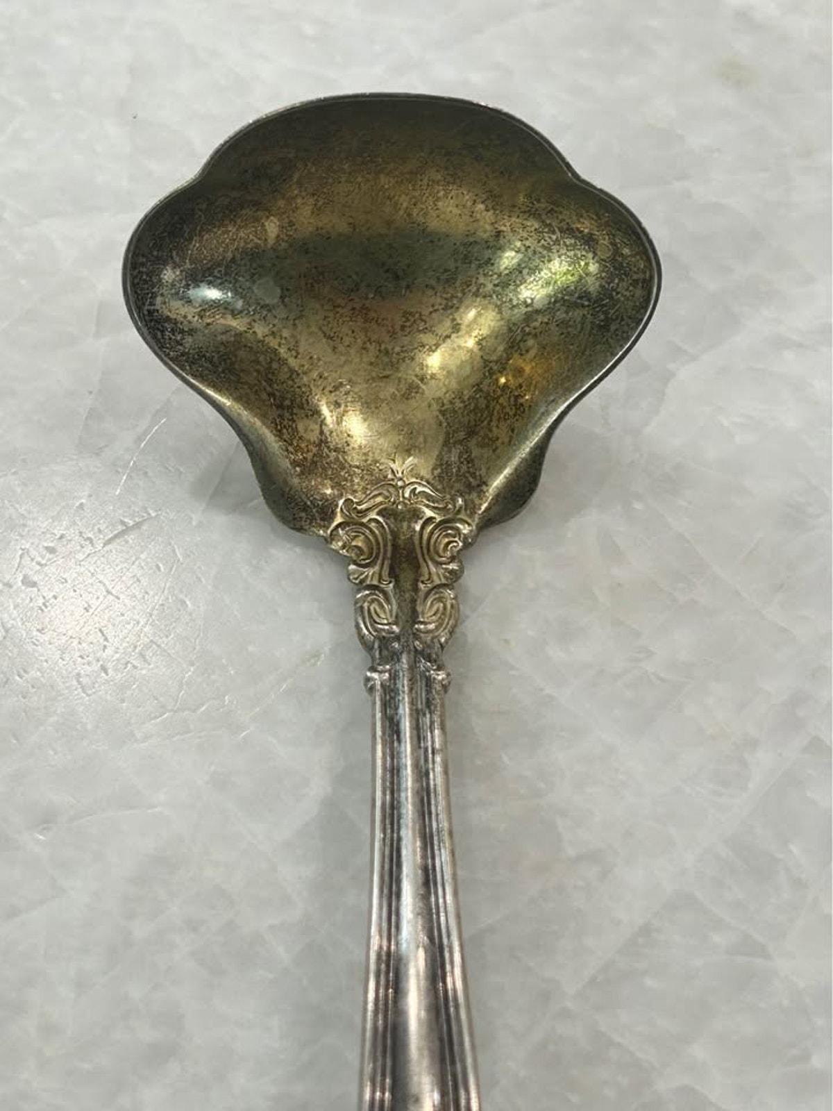 Antique Gorham Sterling Silver Chantilly Cream Ladle Pat 1895
