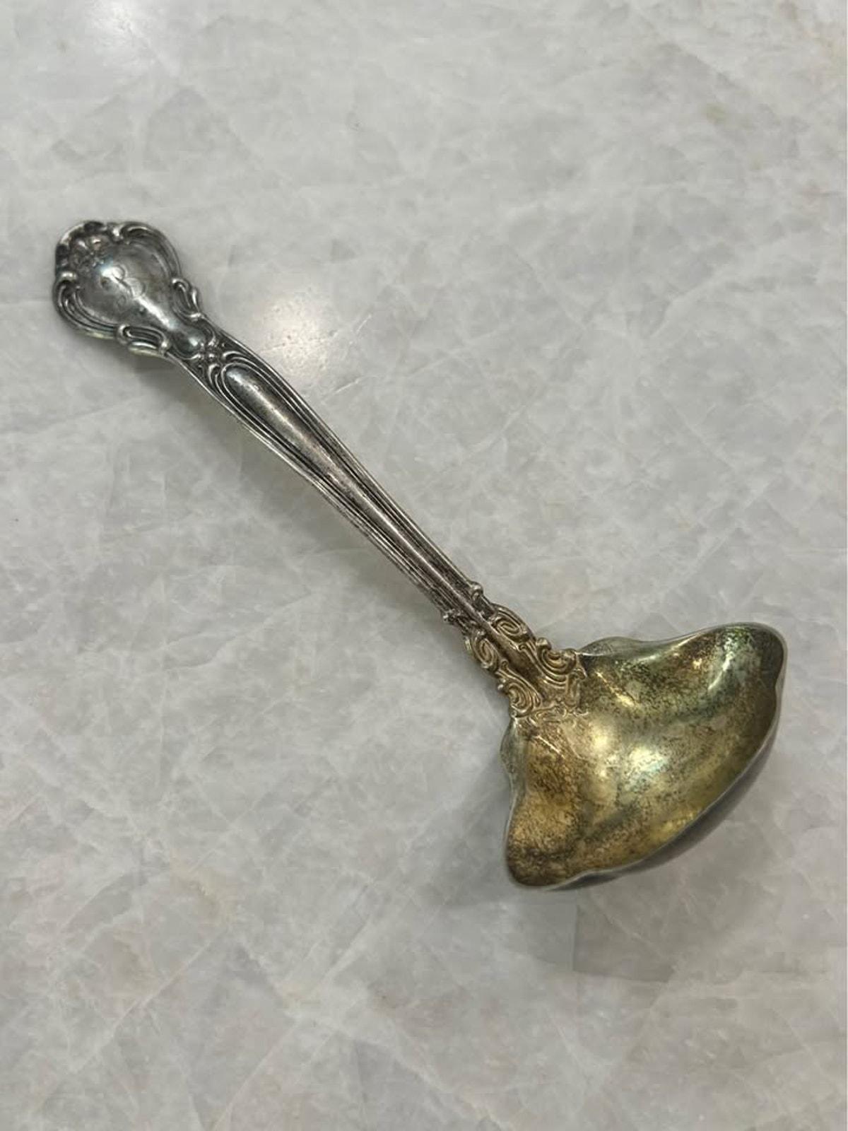 Antique Gorham Sterling Silver Chantilly Cream Ladle Pat 1895