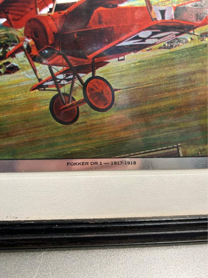 Jim Deneen Fokker DR-1 Red Baron WWI Color-Etch Print Wings of Glory