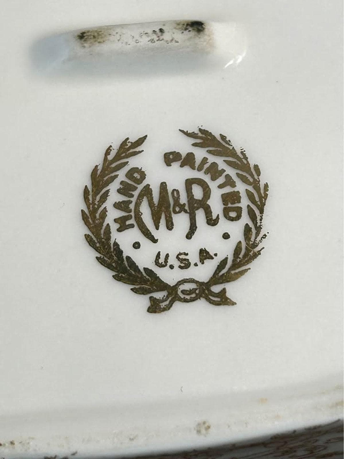 Vintage Marks & Rosenfeld Hand-Painted Classical Porcelain Box