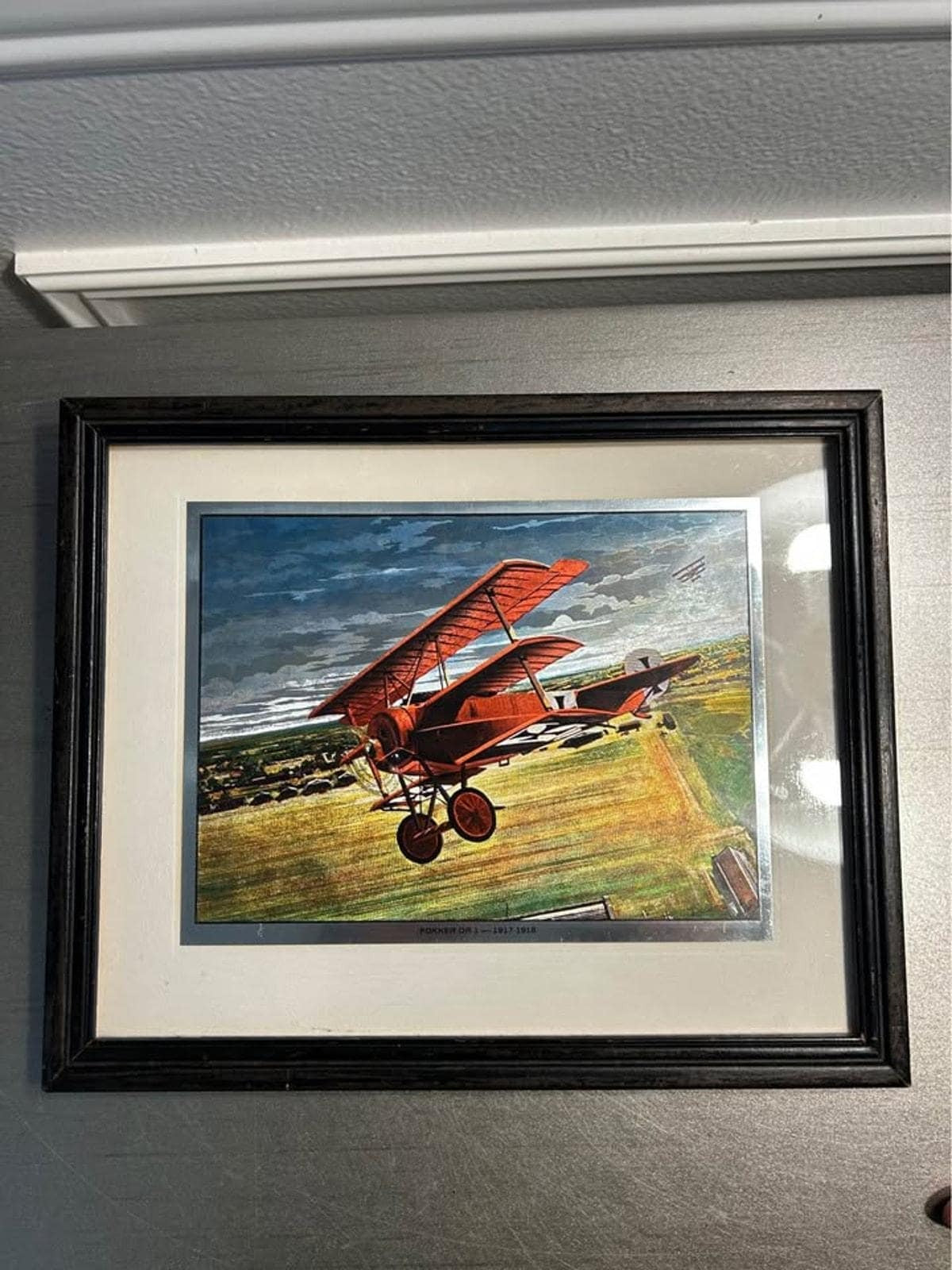 Jim Deneen Fokker DR-1 Red Baron WWI Color-Etch Print Wings of Glory